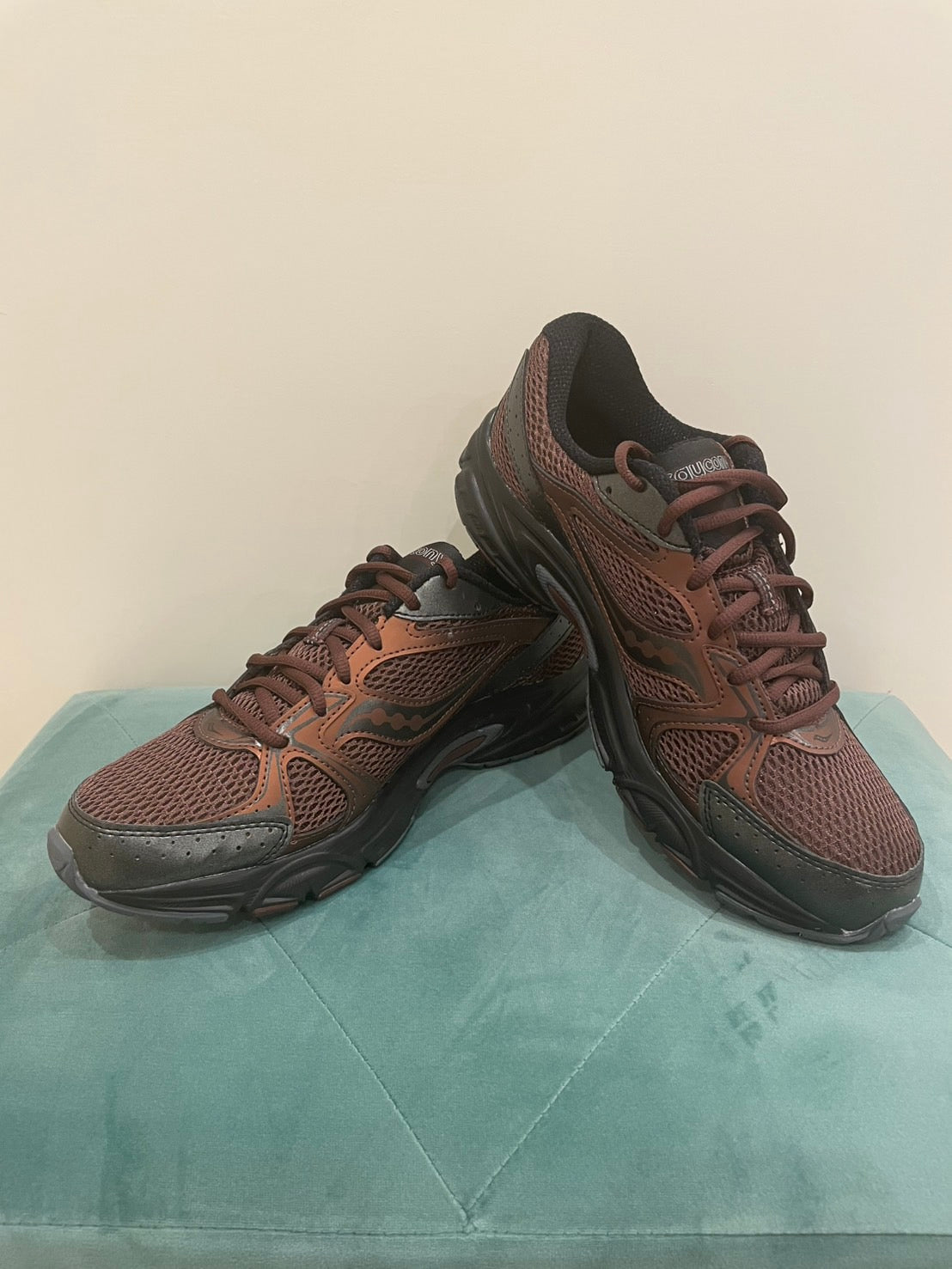 SAUCONY RIDE MILLENNIUM (BROWN/METALLIC BRUN) - Main Image