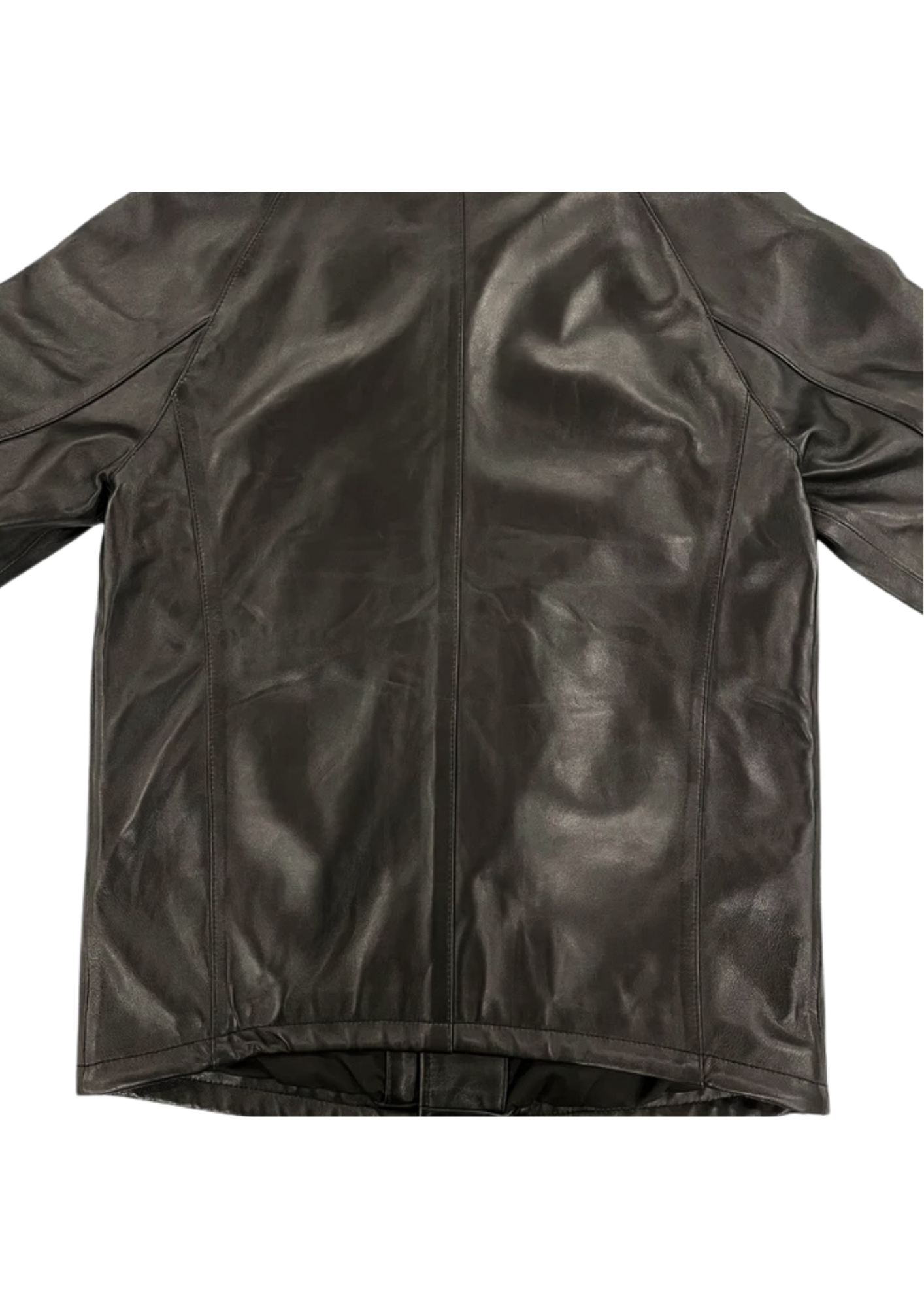 MYIN / SHEEPSKIN LEATHER COACH JACKET【HEAD QUARTERS】