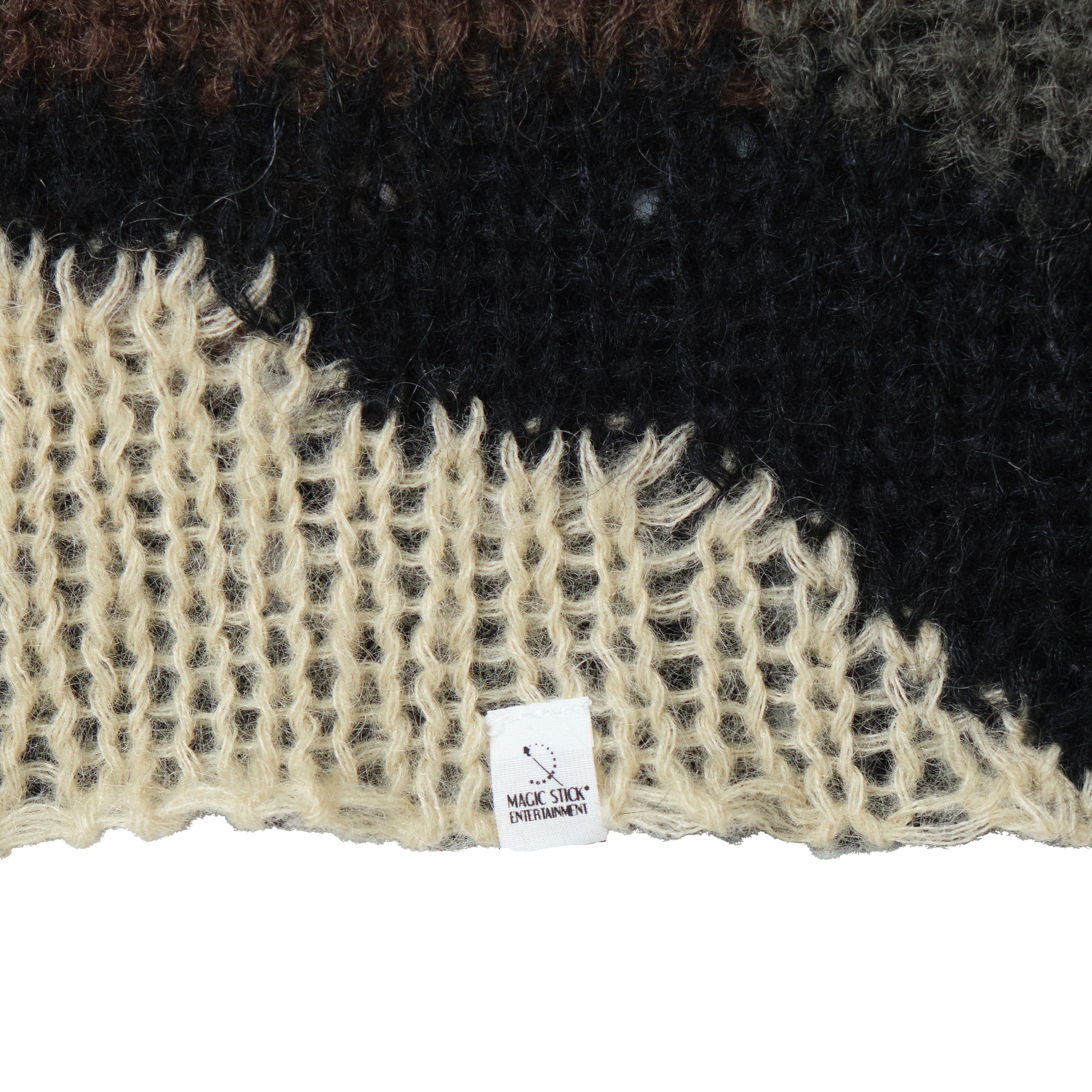 MAGIC STICK / Mohair Camo Crew knit