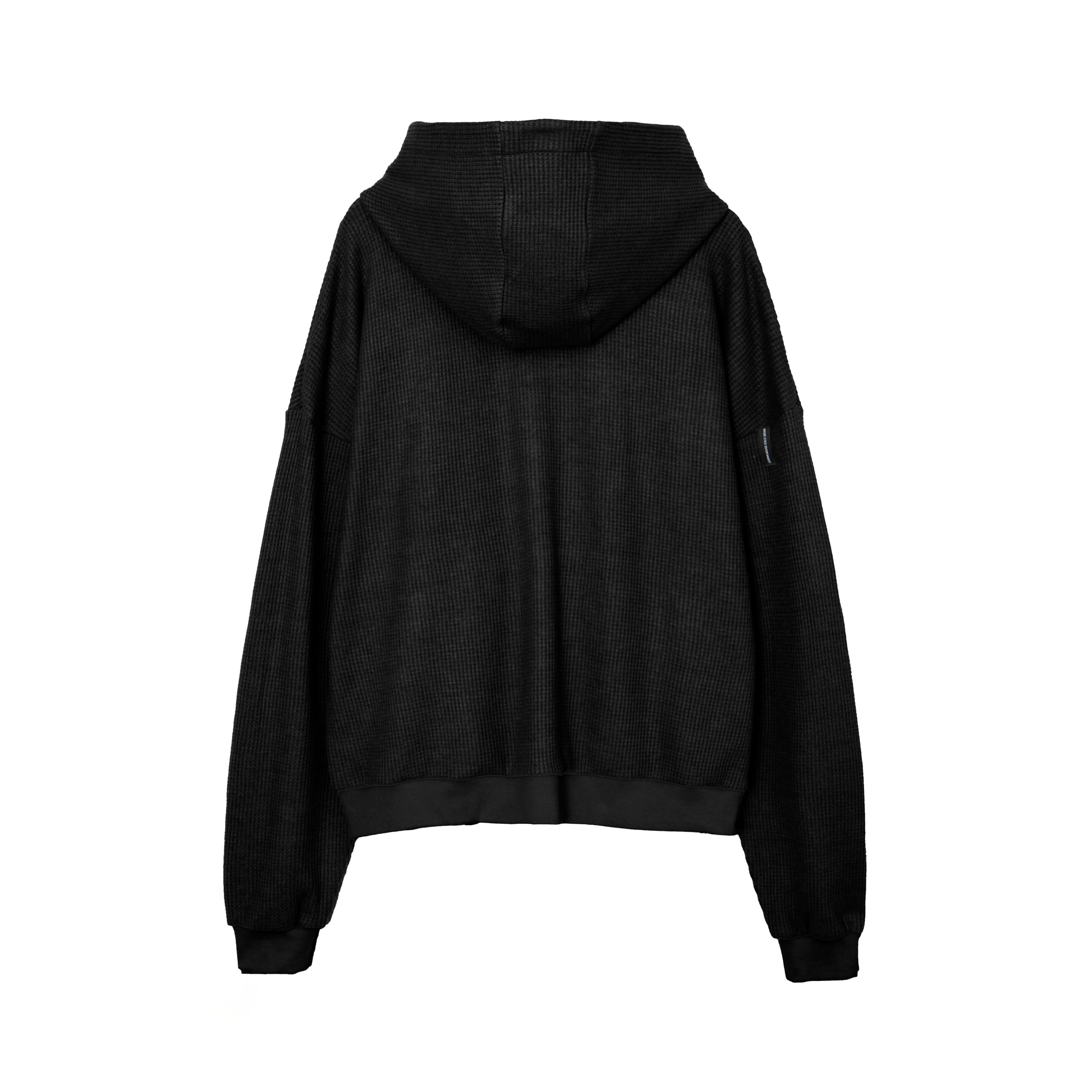 MAGIC STICK / WAFFLE ZIP-UP HOODIE