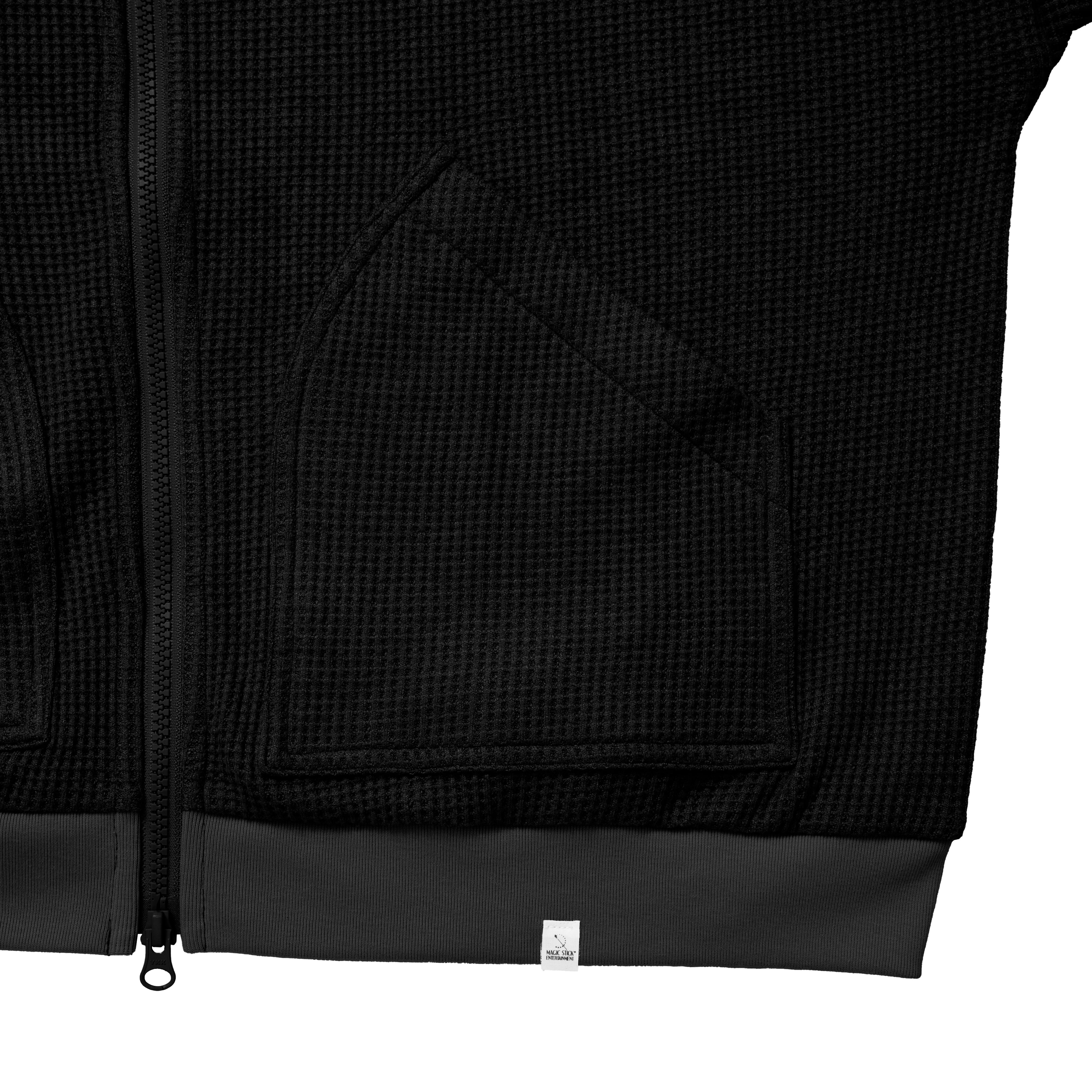 MAGIC STICK / WAFFLE ZIP-UP HOODIE
