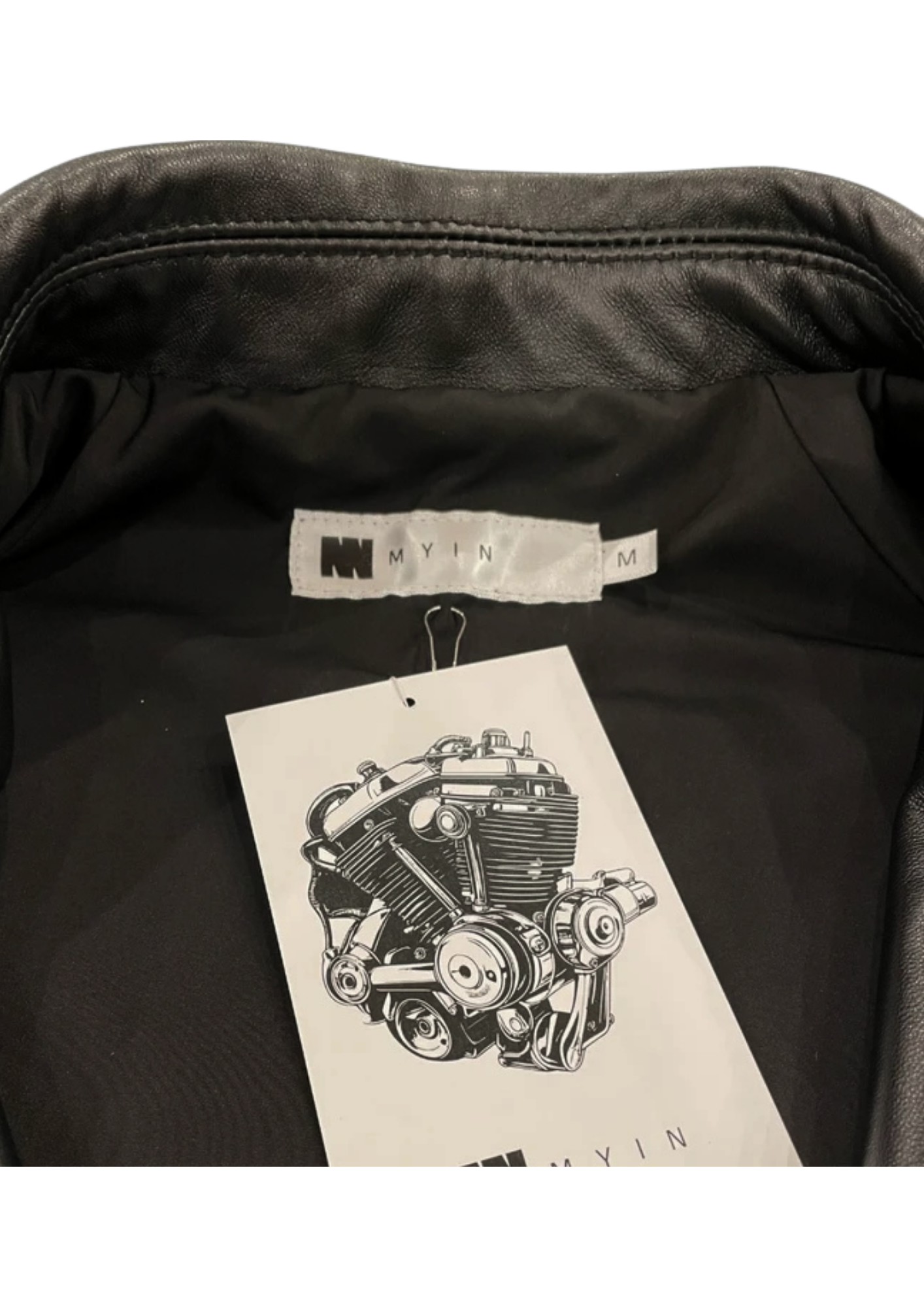 MYIN / SHEEPSKIN LEATHER COACH JACKET【HEAD QUARTERS】