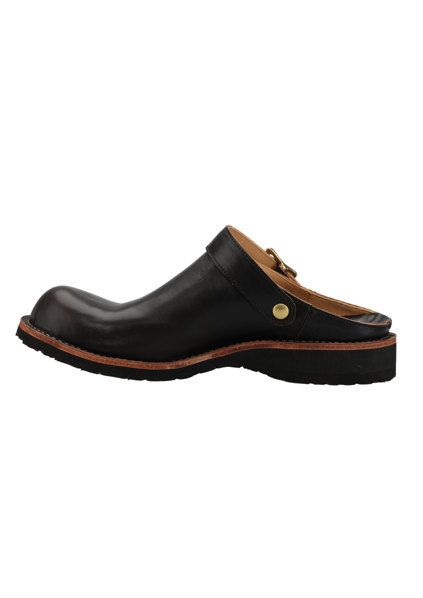 ヒラキヒミ。×MYIN / HORSEHIDE sabot sandals 【SABORIGIMI-M】