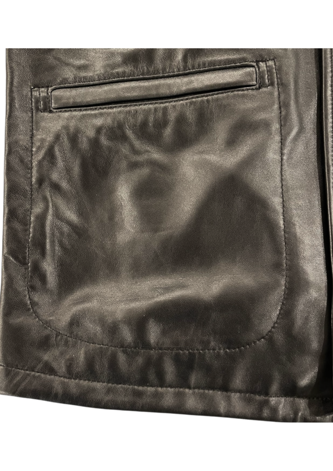 MYIN / SHEEPSKIN LEATHER COACH JACKET【HEAD QUARTERS】