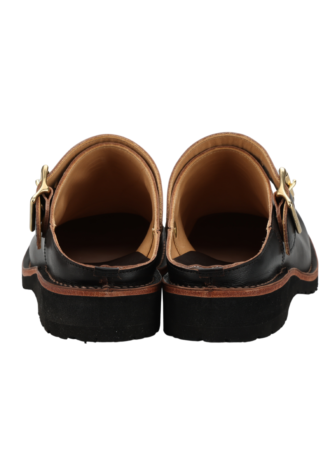 ヒラキヒミ。×MYIN / HORSEHIDE sabot sandals 【SABORIGIMI-M】