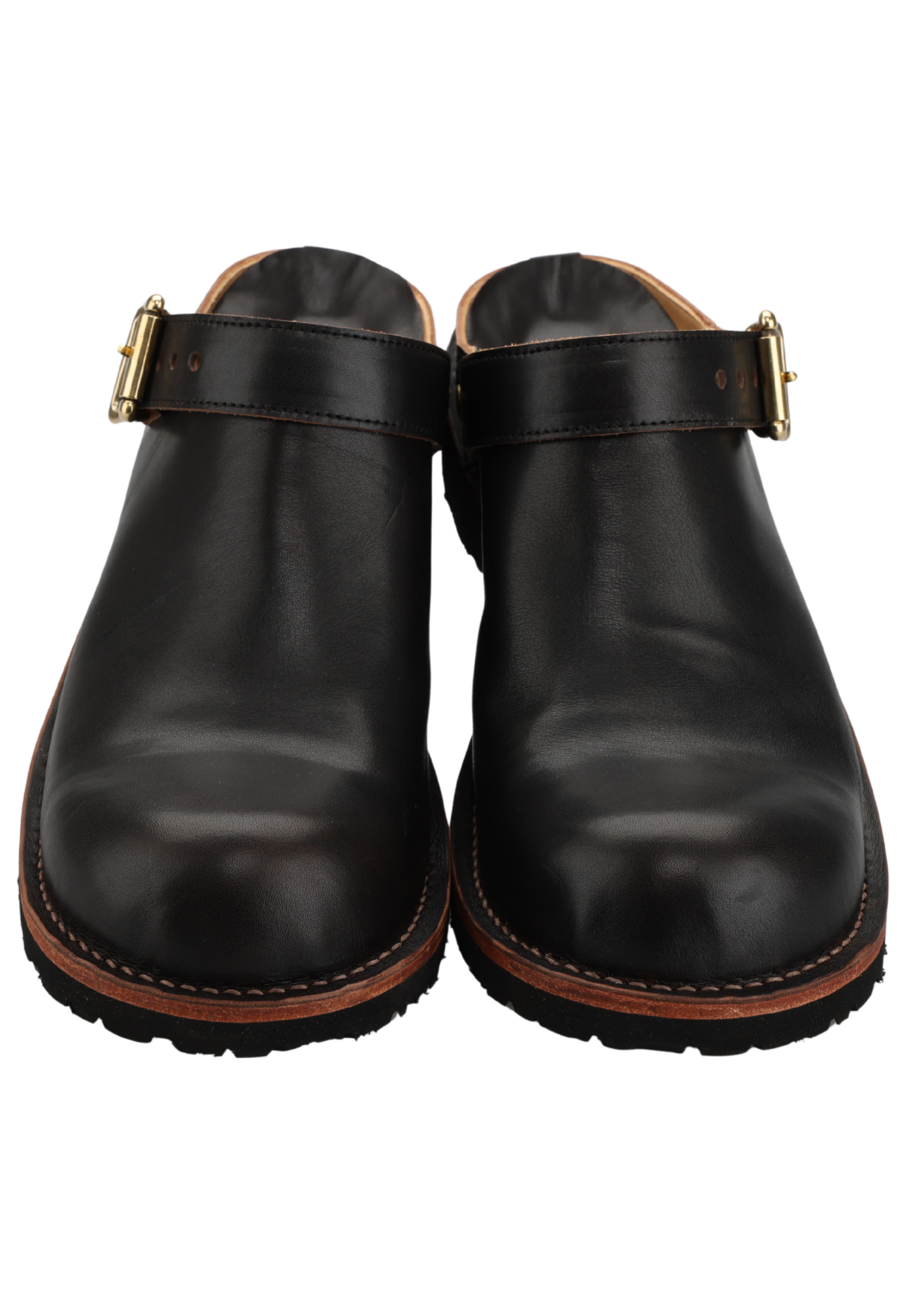 ヒラキヒミ。×MYIN / HORSEHIDE sabot sandals 【SABORIGIMI-M】