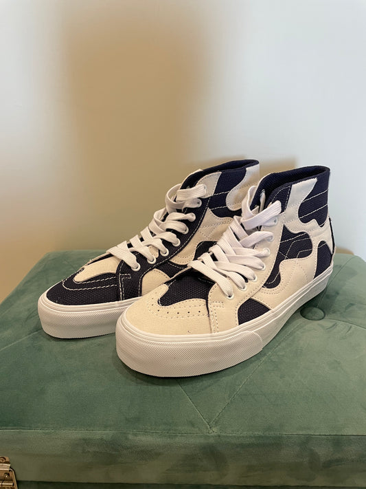 VANS / VAULT SK-8 HI WP VR3 LX (TRUE WHITEL/NAVY MULTI)