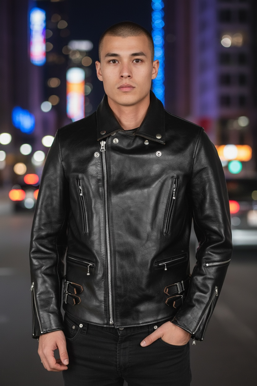 MYIN / HORSEHIDE UK RIDERS JACKET 【RAIJIN】